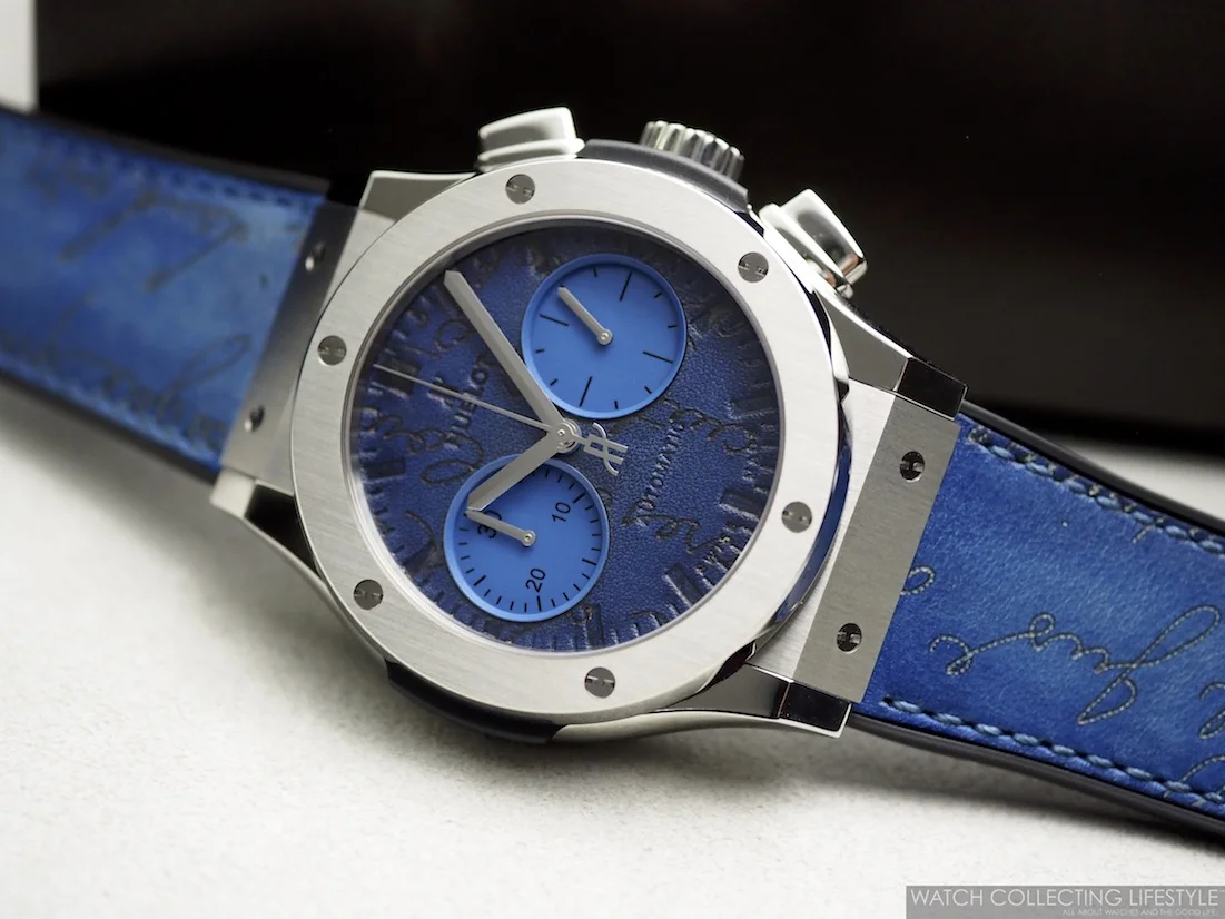 Hublot berluti blue hotsell